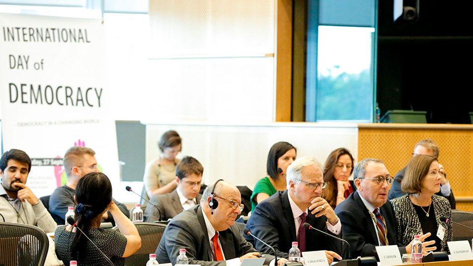 Das Europäische Parlament in Brüssel, ein Symbol der EU-Demokratie