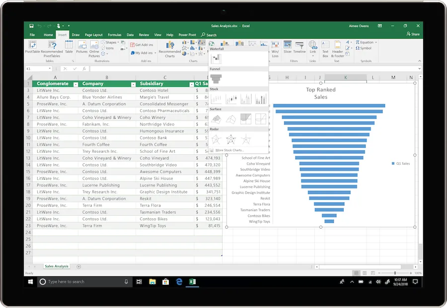 Excel 2019