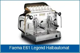 Faema E61 Legend halbautomatische Kaffeemaschine