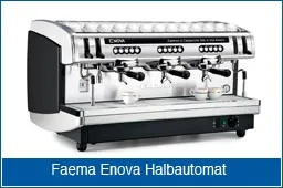Faema Enova halbautomatische Kaffeemaschine