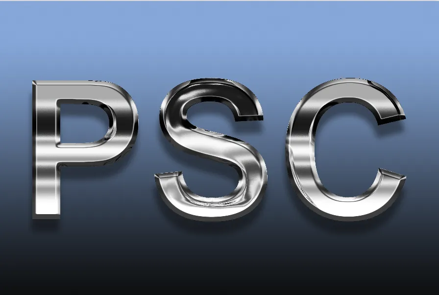 Fertiger Chrom-Effekt