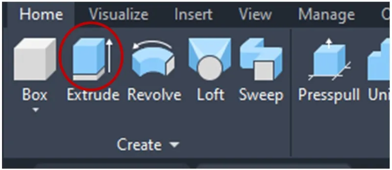 Flächen extrudieren