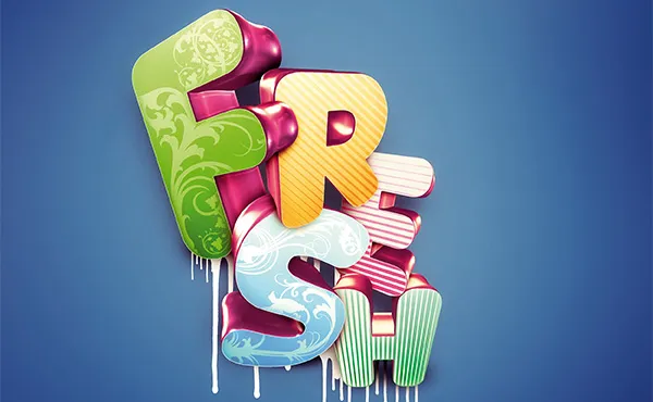 Fortgeschrittene Texteffekte in Photoshop