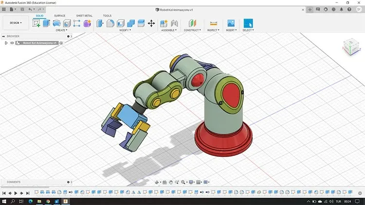 Fusion 360 Design auf einem Cloud-Computer