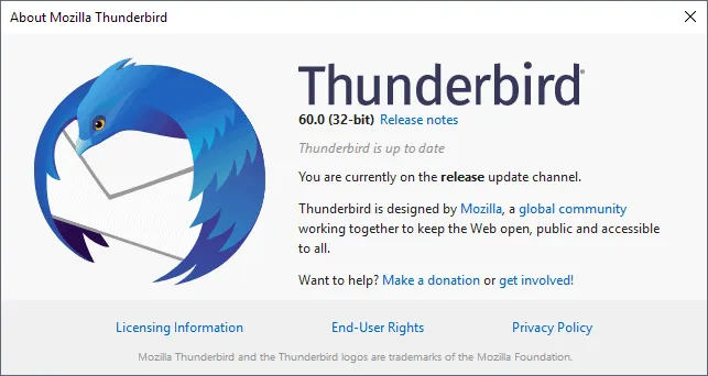 Grafik zu Thunderbird 60.0