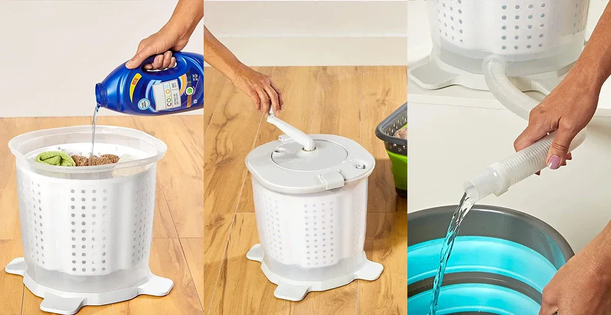 Handwaschmaschine für Camper