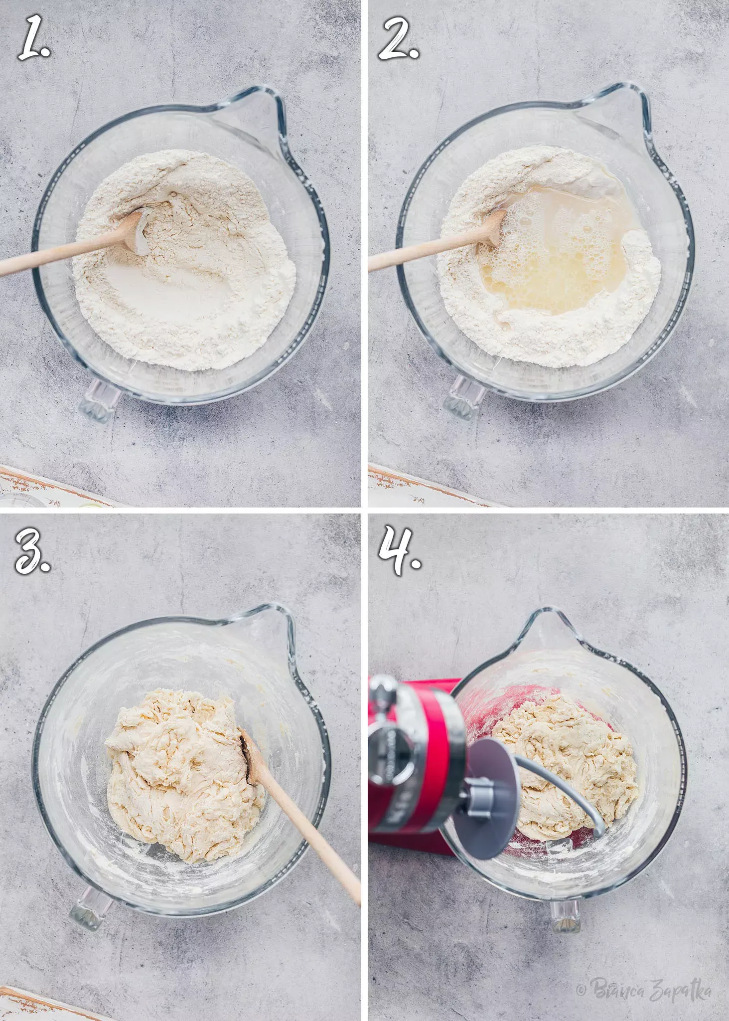 Hefeteig für Döner Brot herstellen