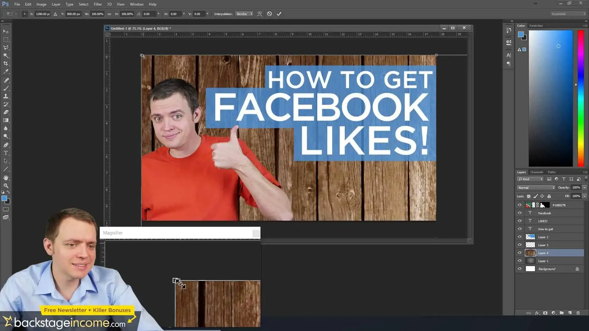 Hinzufügen eines farbigen Hintergrunds für Text