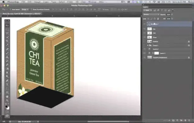 Hinzufügen eines Schlagschattens