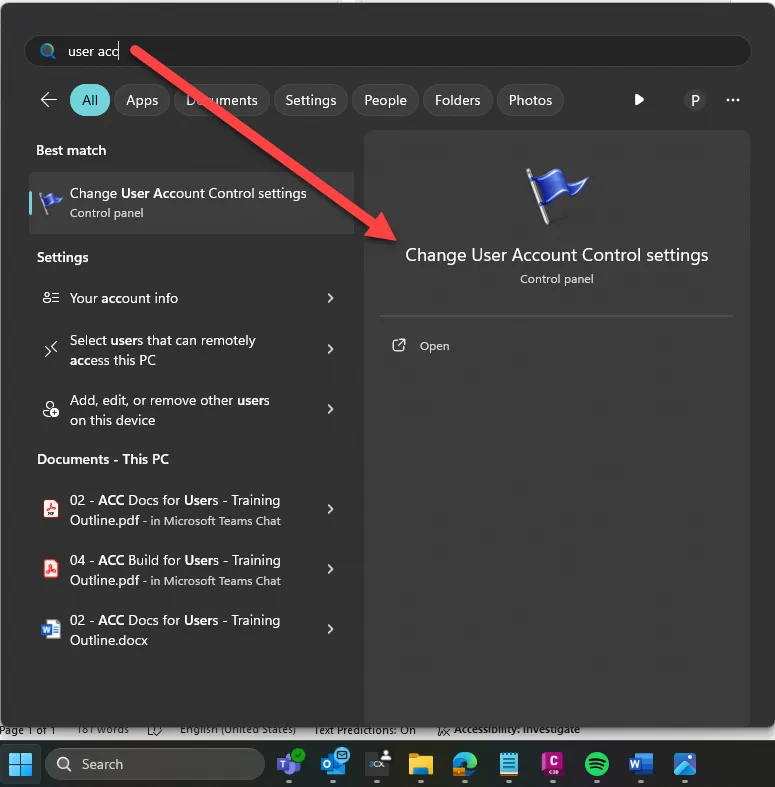 Installation von Revit 2024 und 2025 – UAC-Einstellungen anpassen