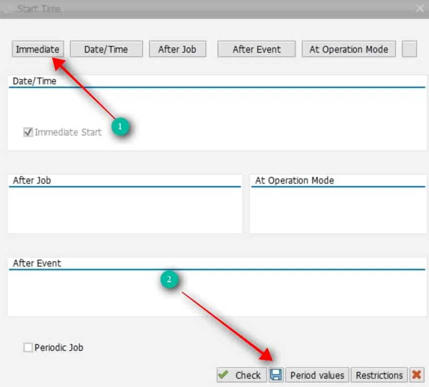Job-Log in SM37 anzeigen