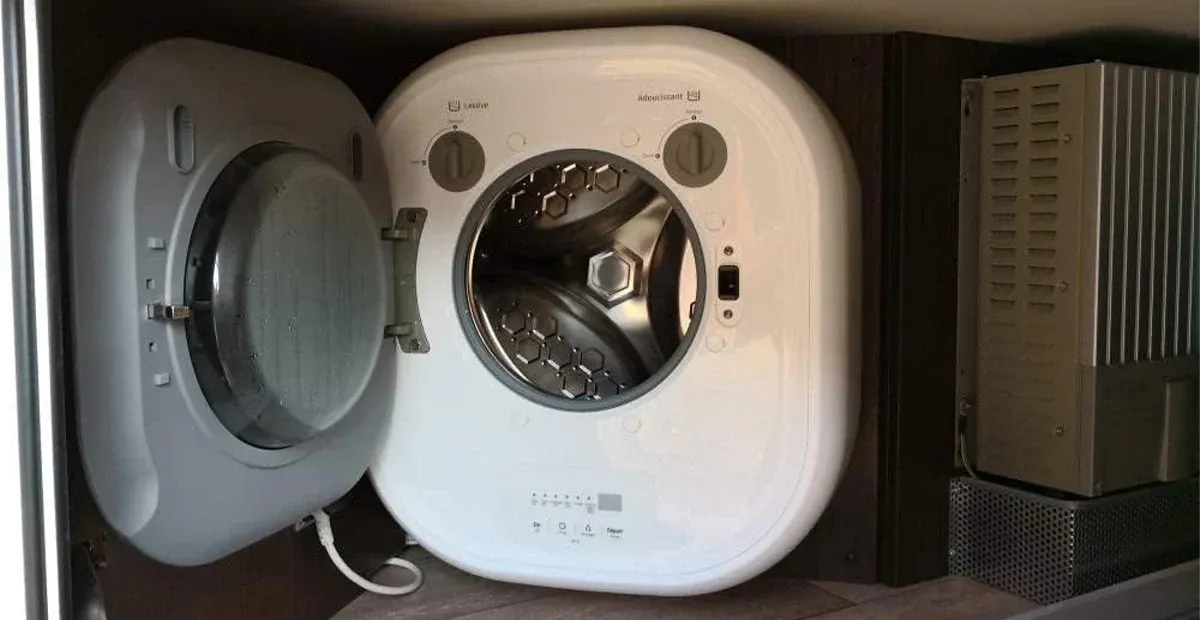 JOSTechnik hängende Waschmaschine für Wohnmobile