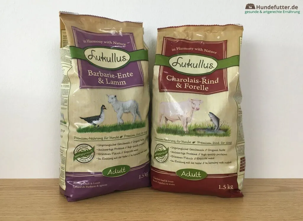 Kaltgepresstes Lukullus Adult Hundefutter