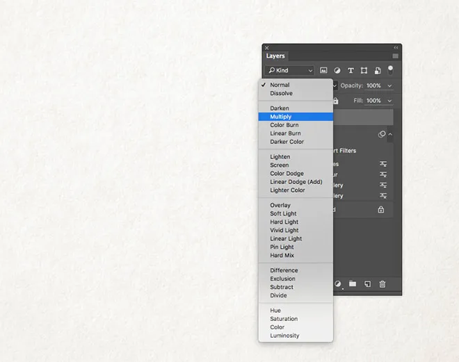 Kanten finden und mit Multiplizieren-Modus anwenden