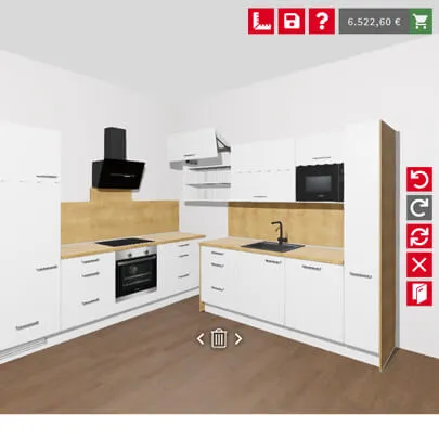 Küche mit 3D-Küchenplaner individuell planen
