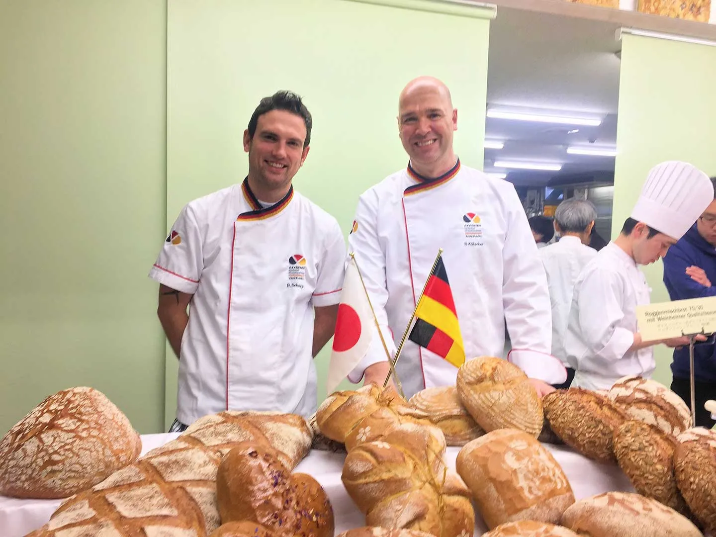 Leckeres, frisch gebackenes deutsches Brot