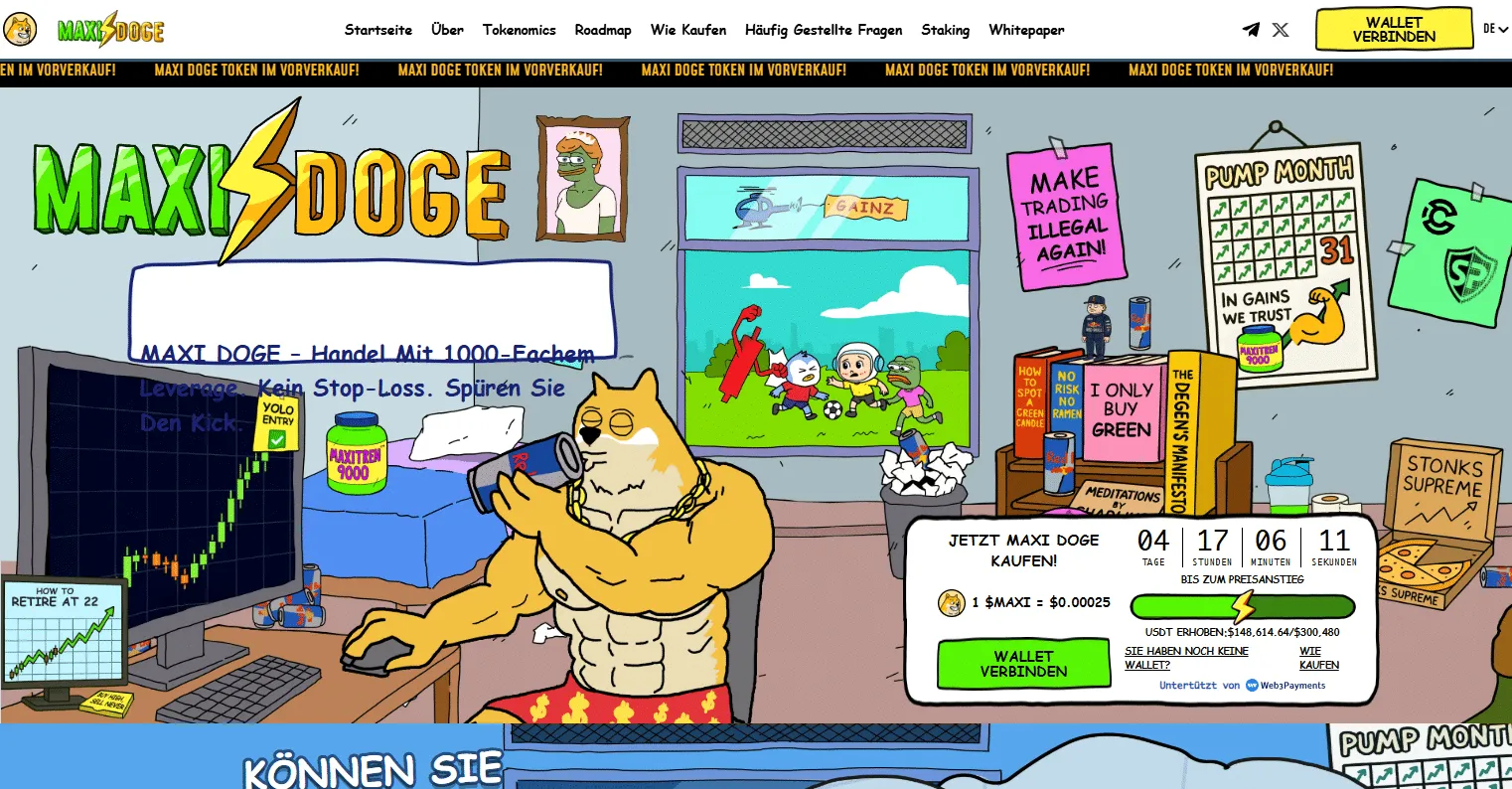 Maxi Doge Startseite