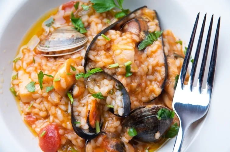 Meeresfrüchte Risotto
