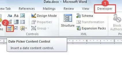 Microsoft Word: Ein gültiges Datum oder eine gültige Uhrzeit ist erforderlich