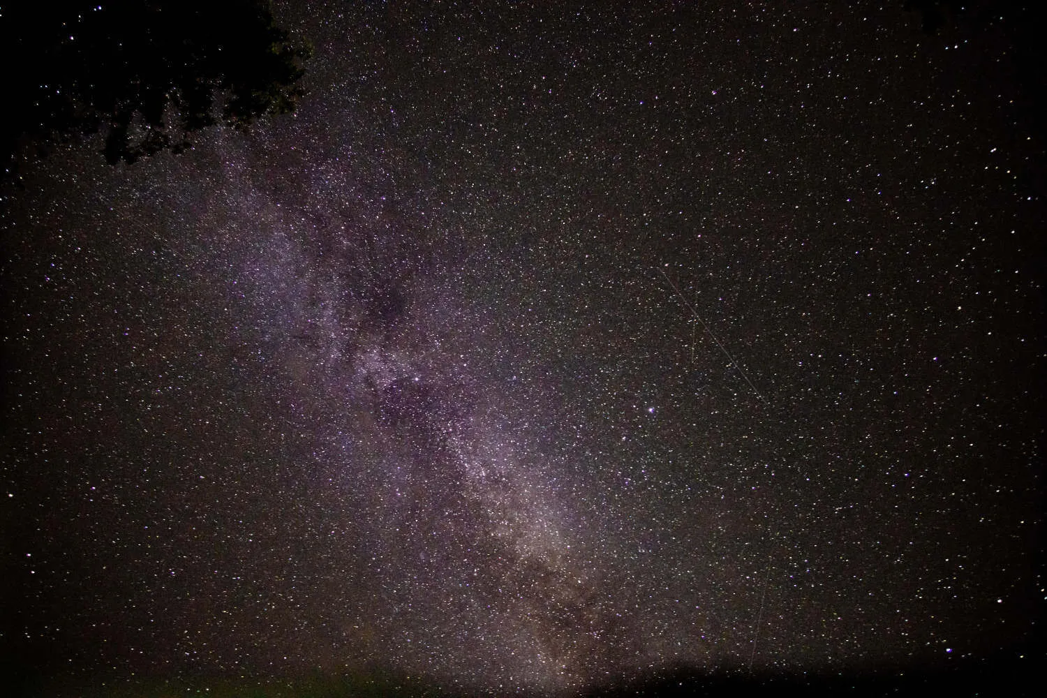 Milchstraße über Polen