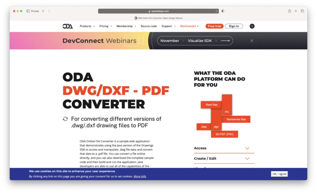 ODA File Converter Mac für AutoCAD DWG-Dateien