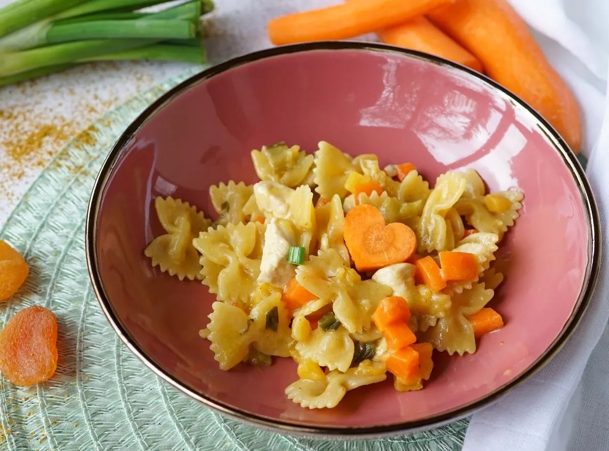 One Pot Pasta Hähnchen-Aprikose