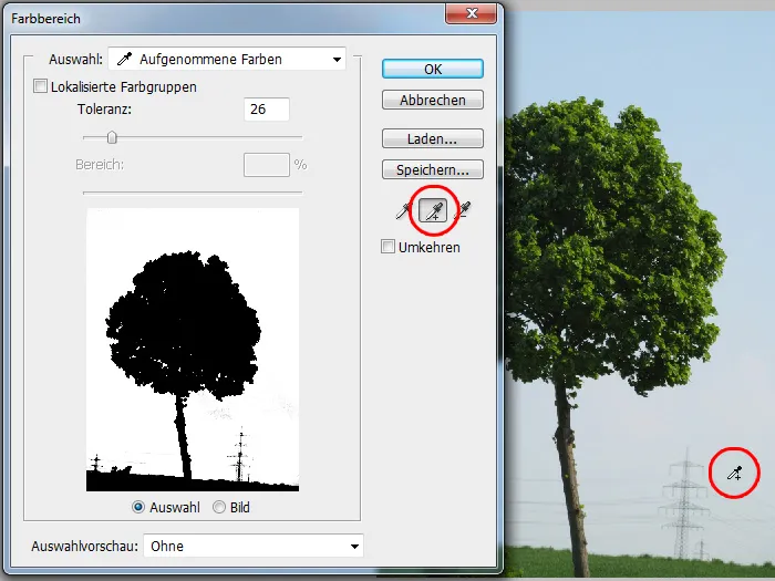 Photoshop Tutorial Freigestellter Baum