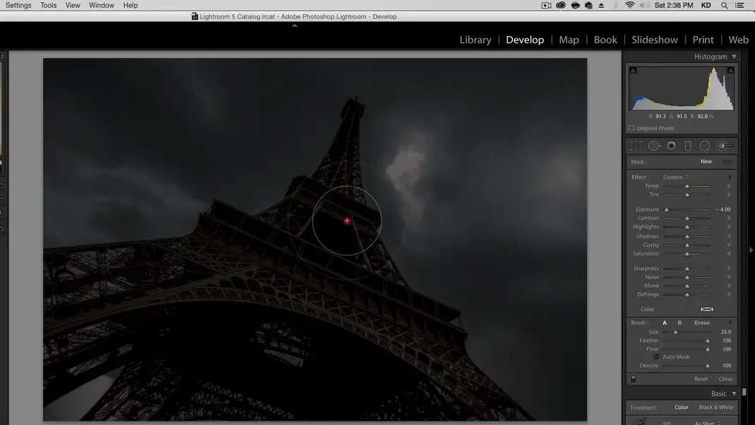 Pinsel auf das gesamte Bild anwenden