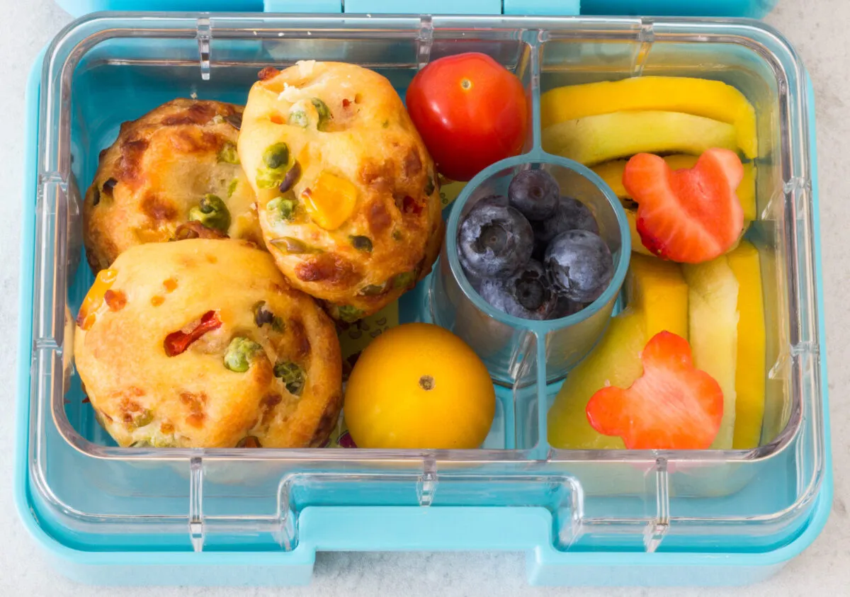 Pizzabrötchen für die Lunchbox