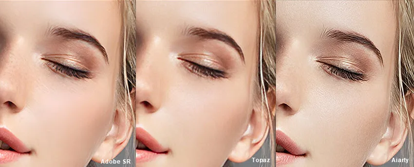 Qualität des Adobe-Bild-Upscalers