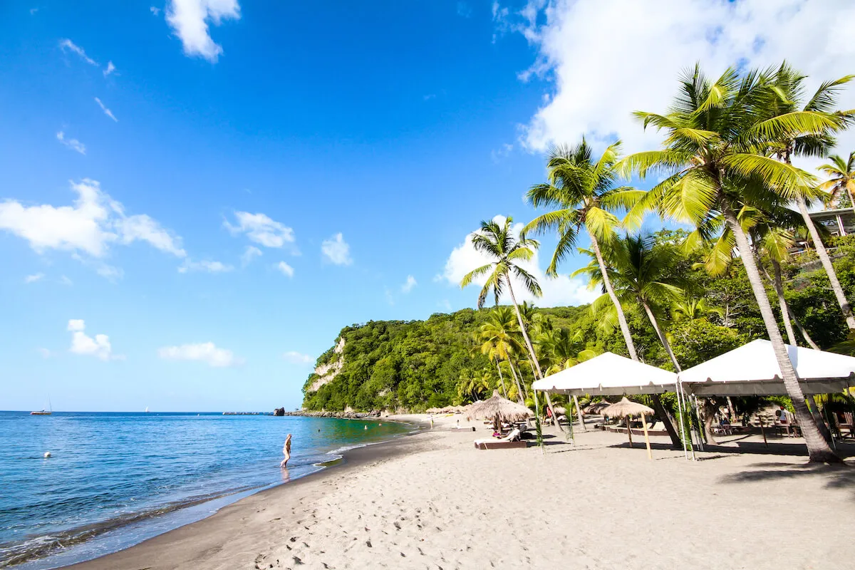 Reiseziele im Februar St. Lucia Karibik