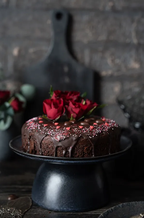 Rezept saftiger kleiner Schokoladenkuchen -schnell gebacken