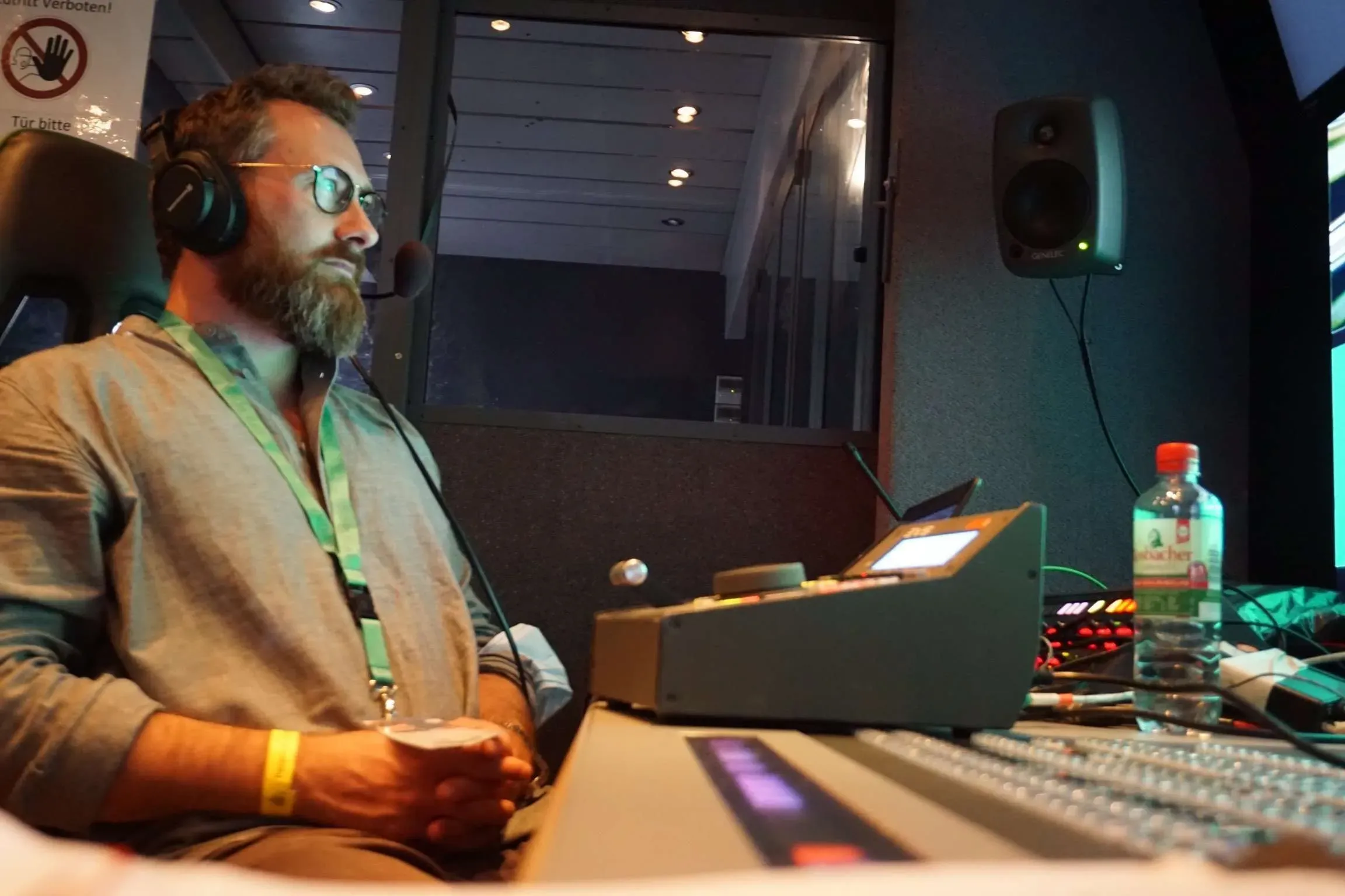 Robert Hunke bei der Arbeit