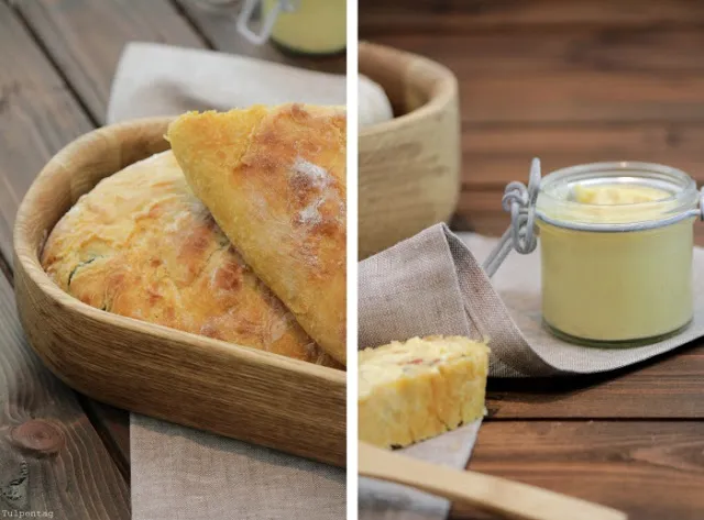 Rustikales Chili-Kartoffel-Baguette