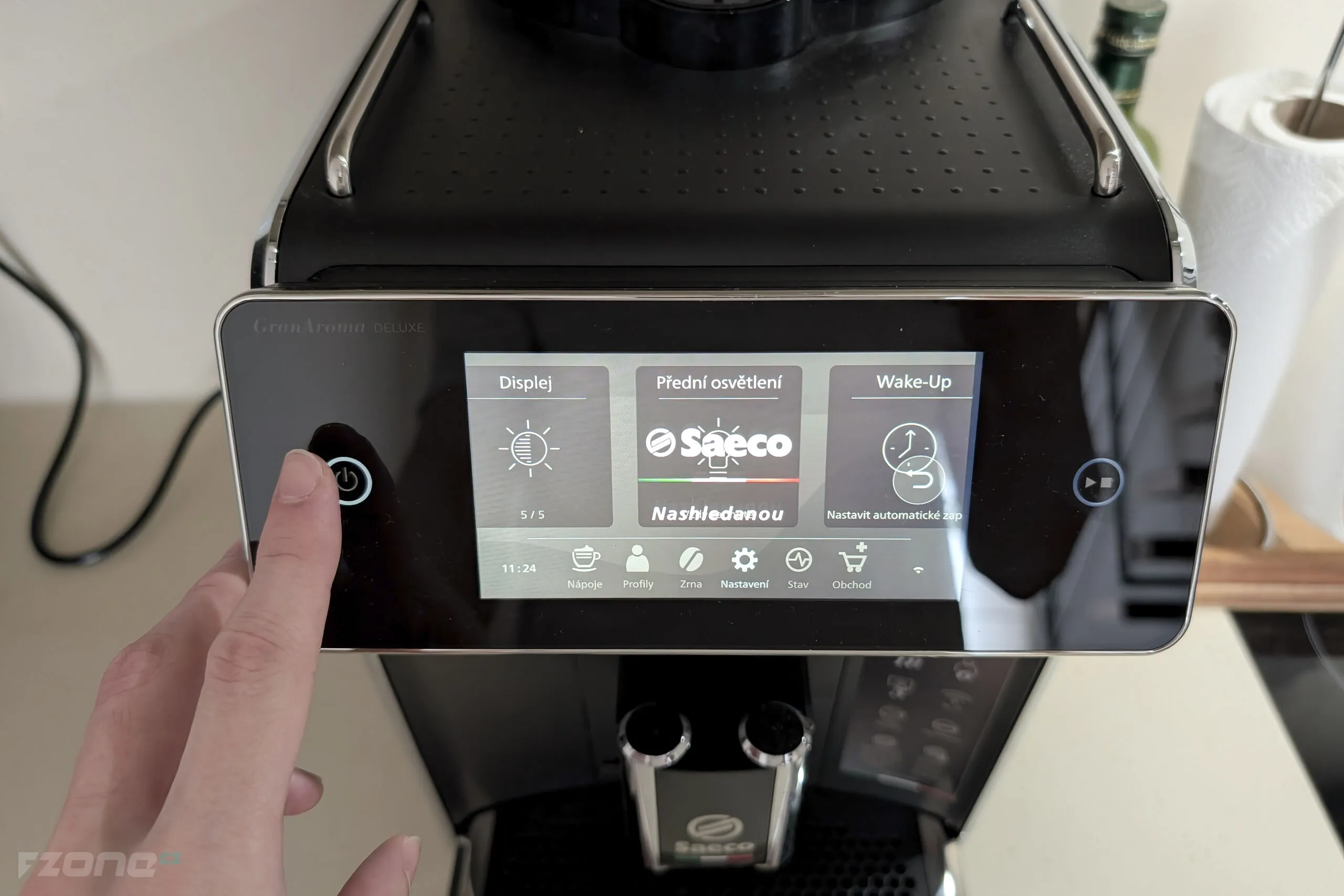 Saeco GranAroma Deluxe Sprachsteuerung