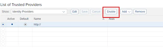 SAML2 Konfiguration Schritt 16