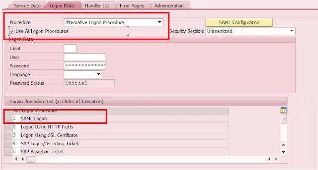 SAML2 Konfiguration Schritt 18