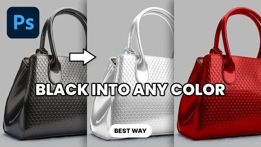 Schwarz in jede beliebige Farbe in Photoshop umwandeln