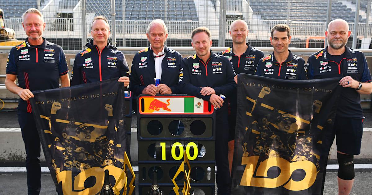 Sebastian Vettel feiert seinen vierten Formel-1-Weltmeistertitel mit Red Bull Racing