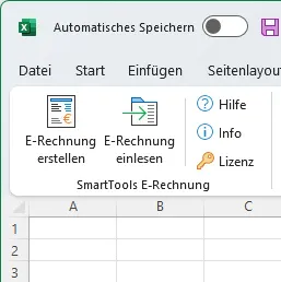 SmartTools E-Rechnung für Excel