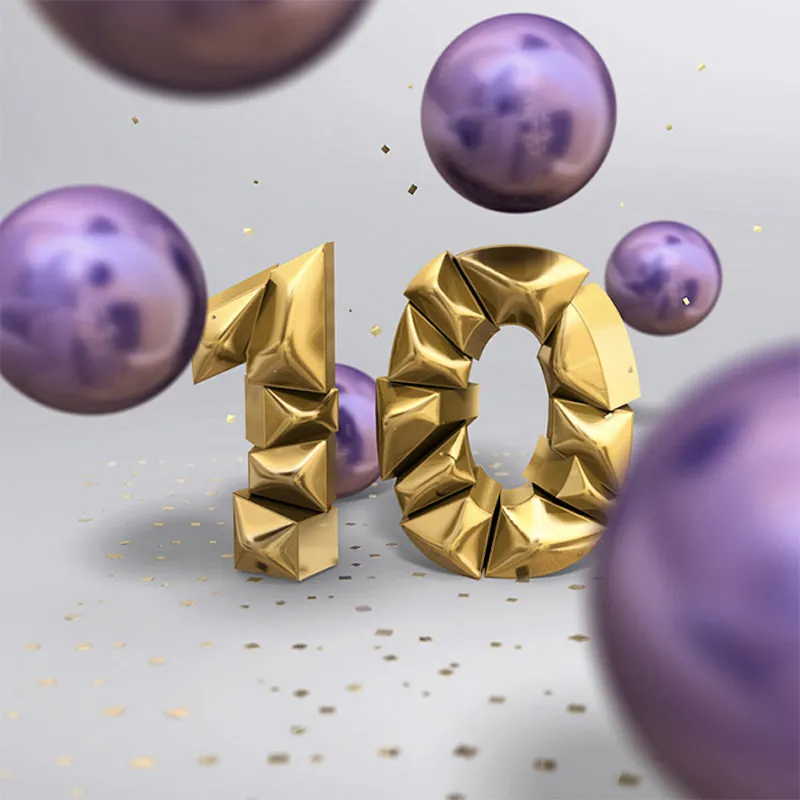 So erstellen Sie einen 3D-, glänzenden, aufgeblasenen Texteffekt in Adobe Photoshop