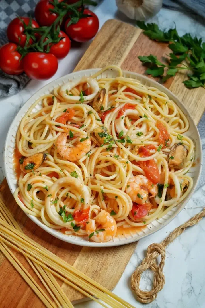 Spaghetti Frutti di Mare - original italienisches Rezept