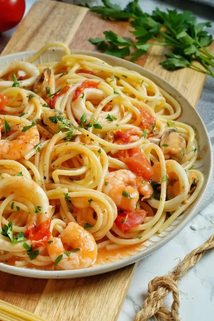 Spaghetti mit Meeresfrüchten - Frutti di Mare