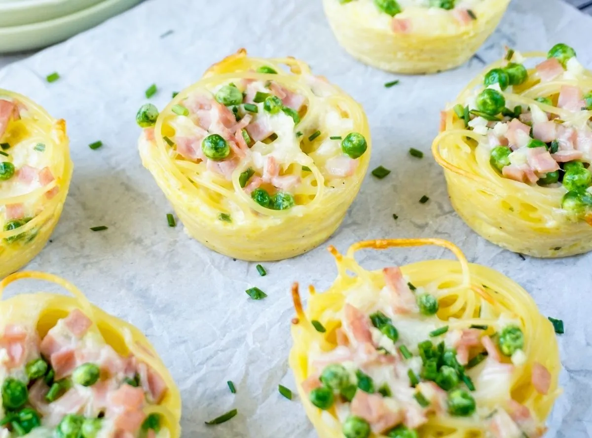 Spaghetti-Muffins (nicht nur) für Kinder