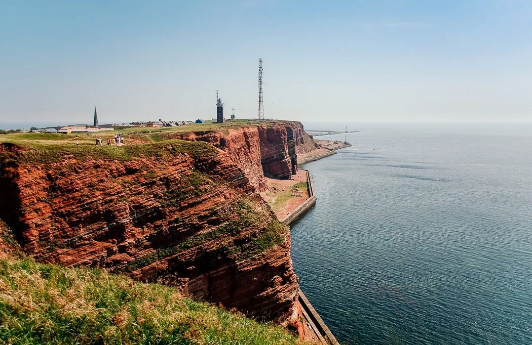 Steilküste auf Helgoland