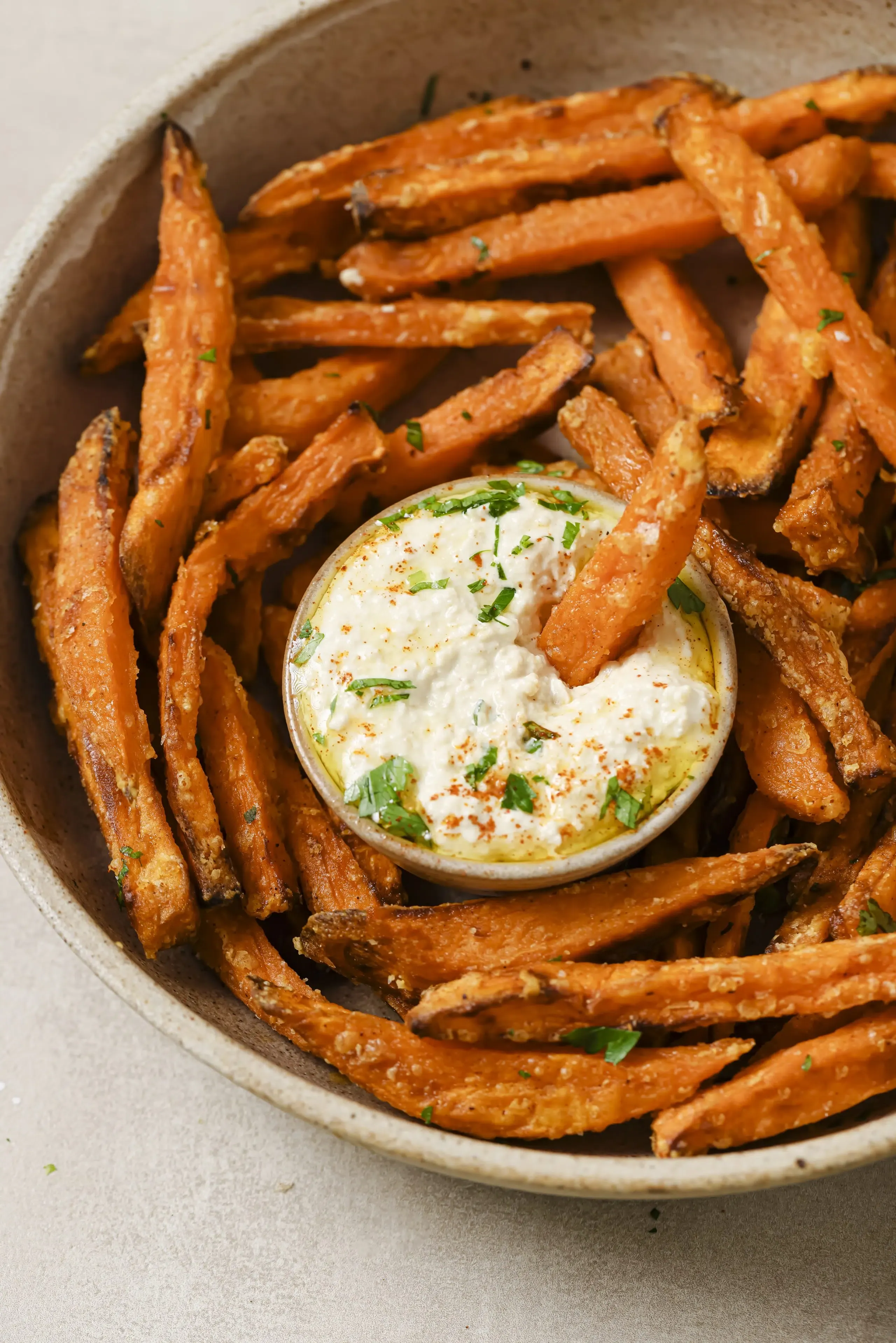 Süßkartoffel Pommes selber machen