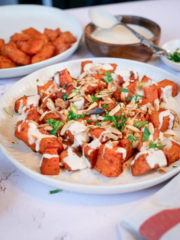 Süßkartoffel Rezept mit Tahini