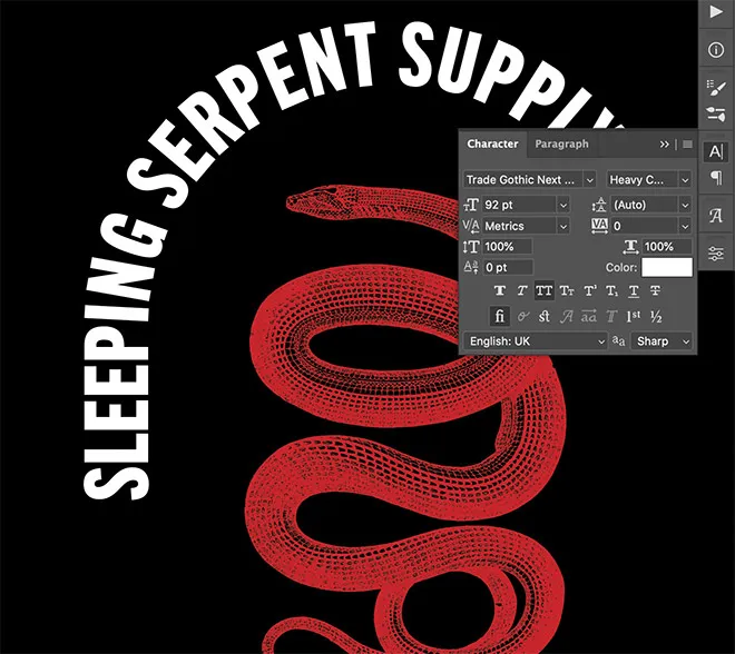 Text auf einem Pfad platzieren