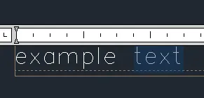 Textauswahl im Texteditor