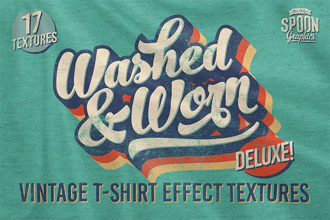 Texturen für alte T-Shirts